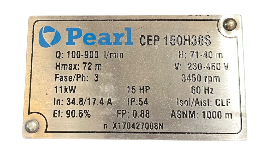 Bomba de Agua Centrífuga Serie CEP BIG de 5 a 20 Hp, Pearl