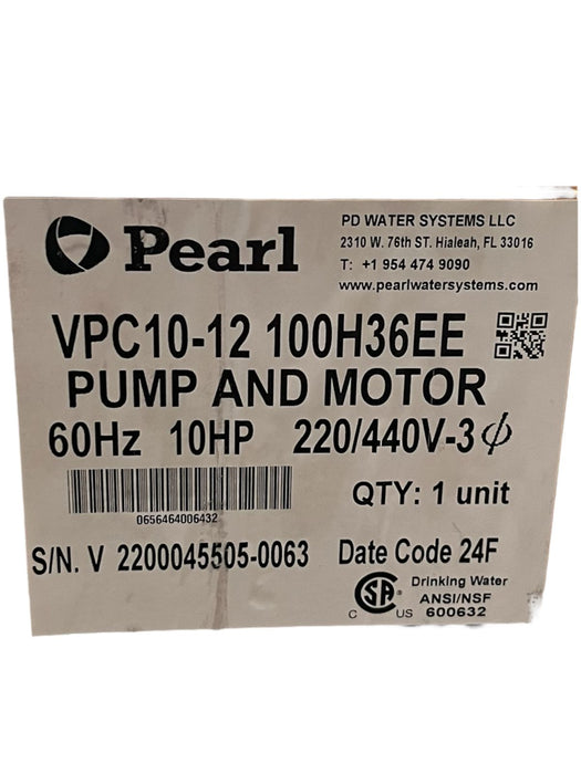 Bomba de Agua Multietapa Vertical VPC de 68 GPM, Pearl