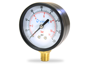Manómetro de presión de glicerina 0-100, 0-200 y 0-300 PSI